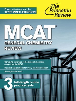 cover image of MCAT General Chemistry Review